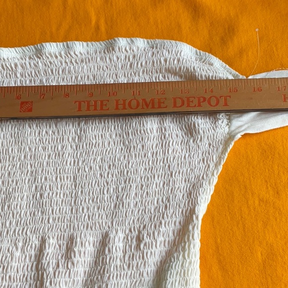 NWOT Free People Cream Beach Low Back Bodysuit with Tie Back Size M - Picture 10 of 16